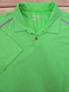 Nike Golf Tour Performance Dri-Fit Green Polo Medium